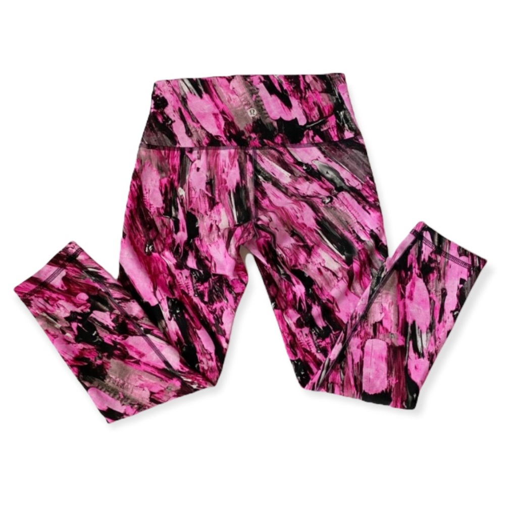 Lululemon Wunder Train High Rise Crop Leggings 6